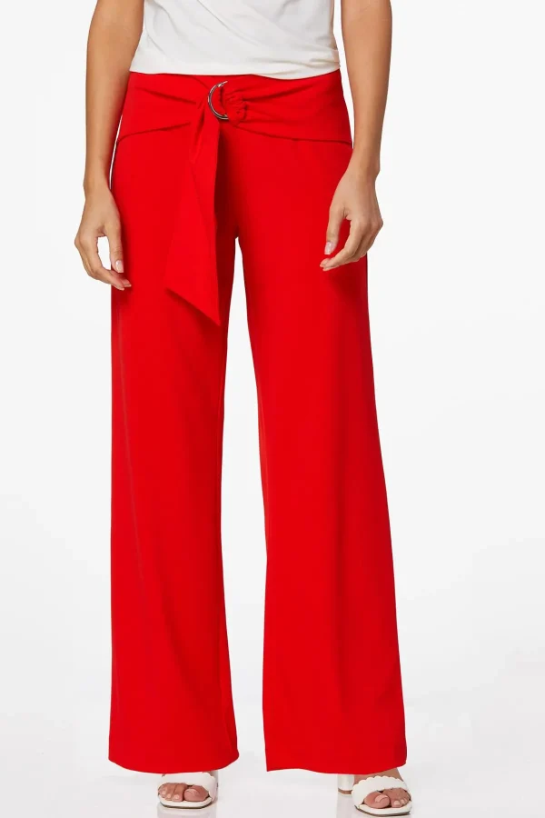 Best Sale Belted Ring Pants Women Pants