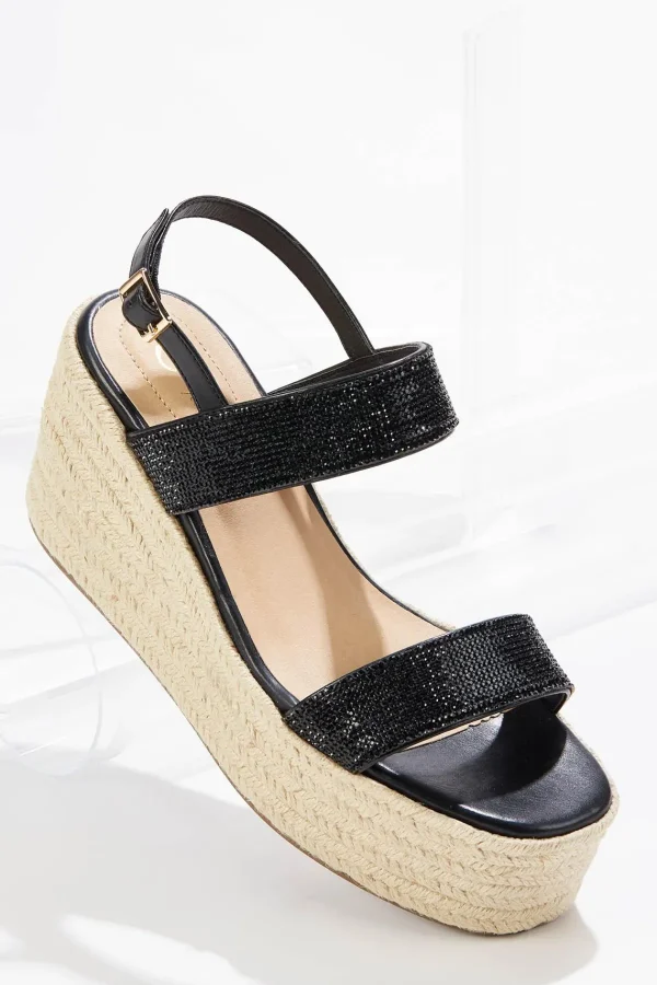 Sale Bling Slingback Platform Wedges Women Wedges