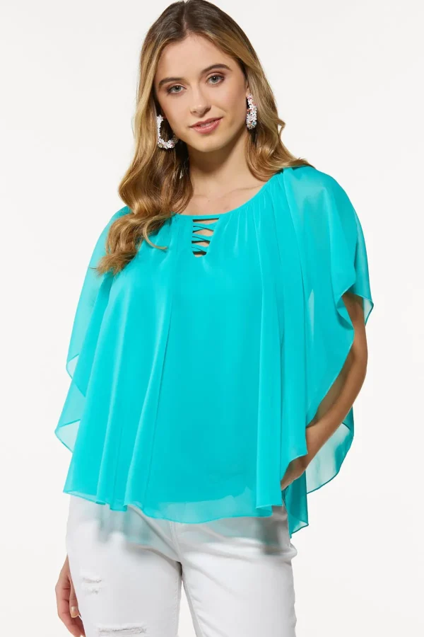 Best Breezy Capelet Women Tops