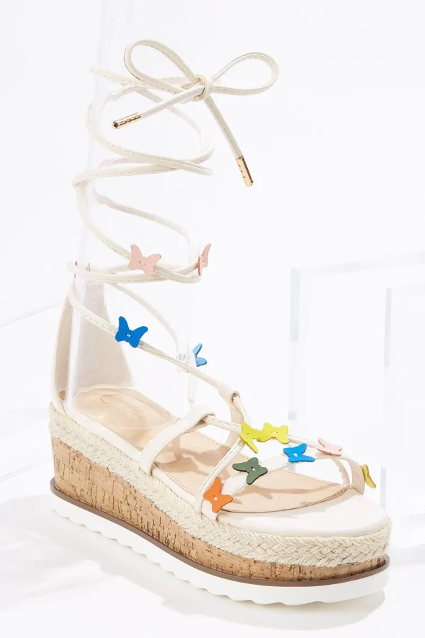 Best Sale Butterfly Ankle Wrap Wedges Women Wedges