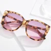 Best Sale Color Lens Tortoise Sunglasses Women Sunglasses
