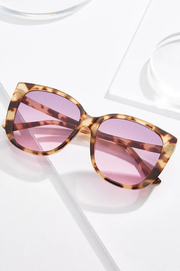 Best Sale Color Lens Tortoise Sunglasses Women Sunglasses