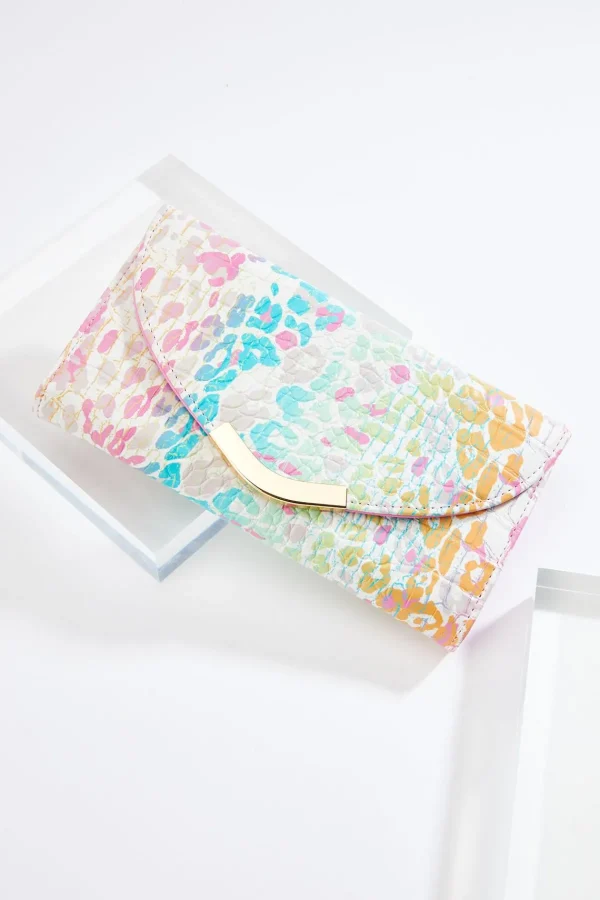 Best Sale Colorful Animal Croc Wallet Women Handbags