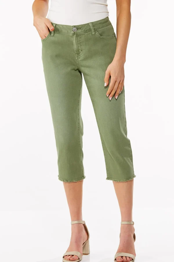 Best Sale Cropped Colored Jeans Women Cropped Pants