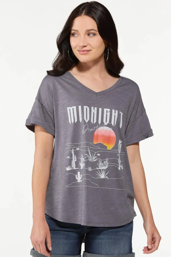 Best Desert Graphic Tee Women Tops