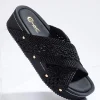 Flash Sale Fabric Crossband Flatform Sandals Women Wedges