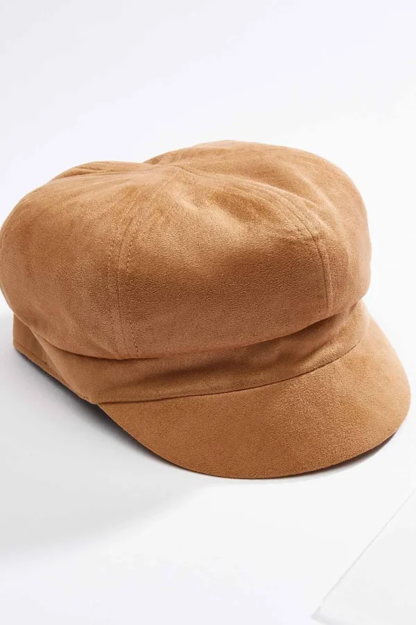 Cheap Faux Suede Cabbie Hat Women Hats & Hair