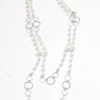 New Geo Pearl Long Necklace Women Necklaces