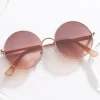 Flash Sale Glittered Round Sunglasses Women Sunglasses