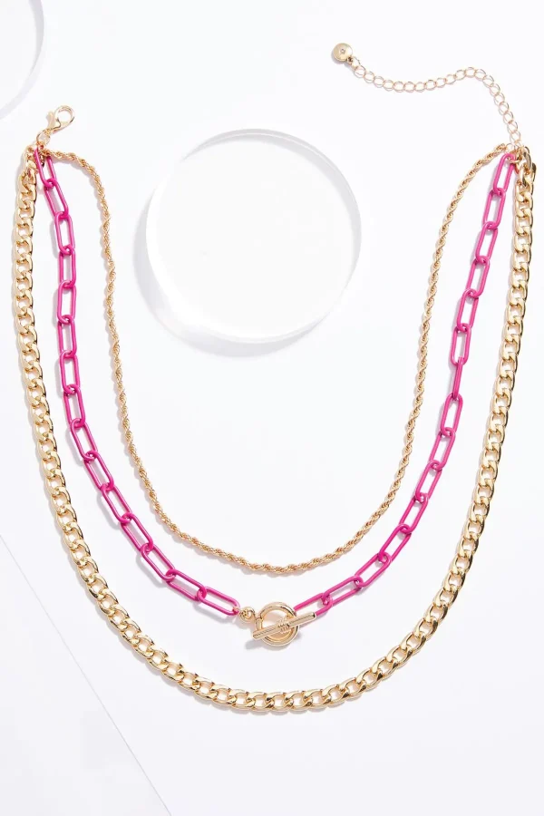 Best Gold Toggle Layered Necklace Women Necklaces