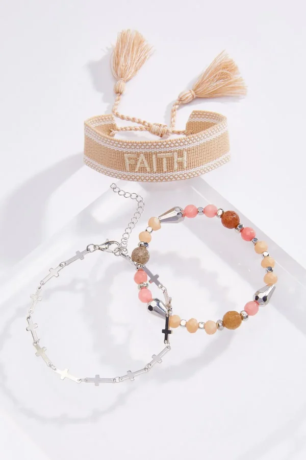 Best Inspirational Faith Bracelet Set Women Bracelets