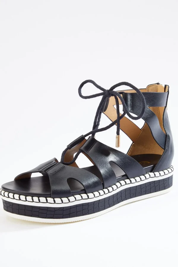Flash Sale Laceup Flatform Sandals Women Wedges
