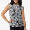 Shop Lacy Floral Top Women Tops