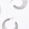 New Layered Ring Hoop Earrings Women Earrings