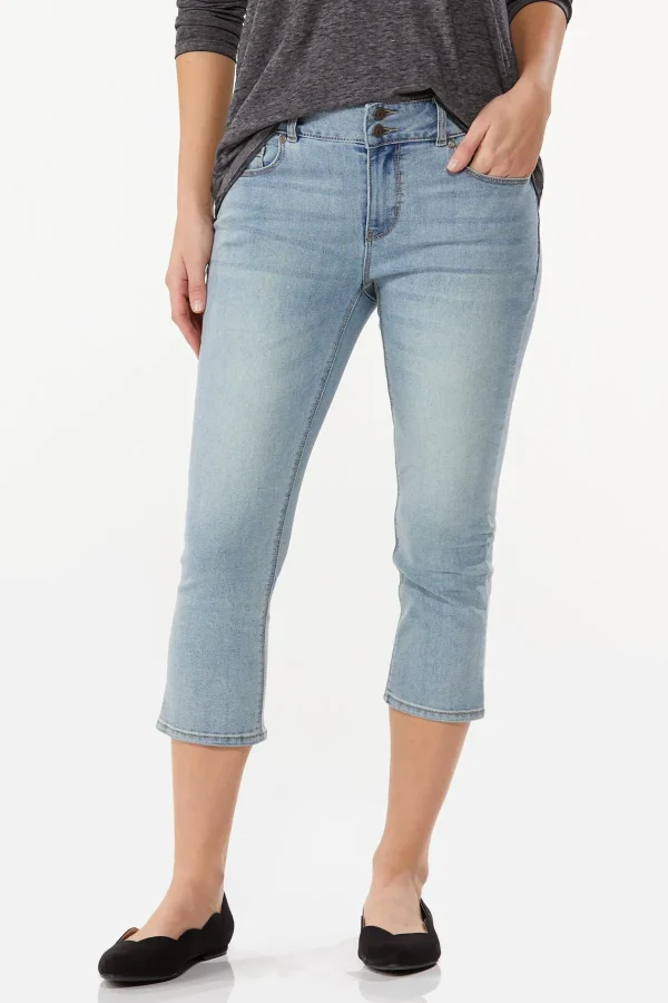 Discount Light Wash Cropped Jeans Women Cropped Pants