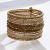 Online Multi Bead Cuff Bracelet Women Bracelets
