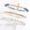 Sale Navy Cross Bracelet Set Women Bracelets