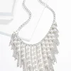 Best Sale Pearl Chain Fringe Necklace Women Necklaces