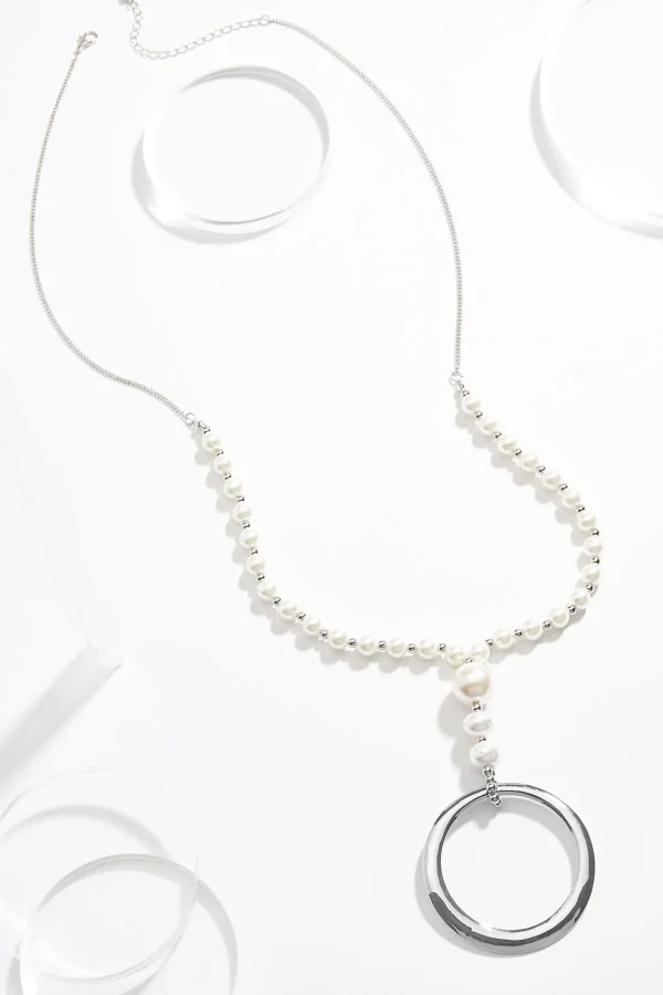 Best Sale Pearl Ring Pendant Necklace Women Necklaces