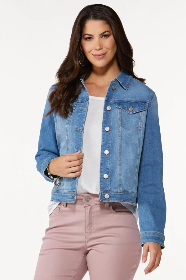 Best Petite Denim Jacket Women Jackets & Vests