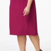 Online Plus Petite Ponte Pullon Skirt Women Skirts