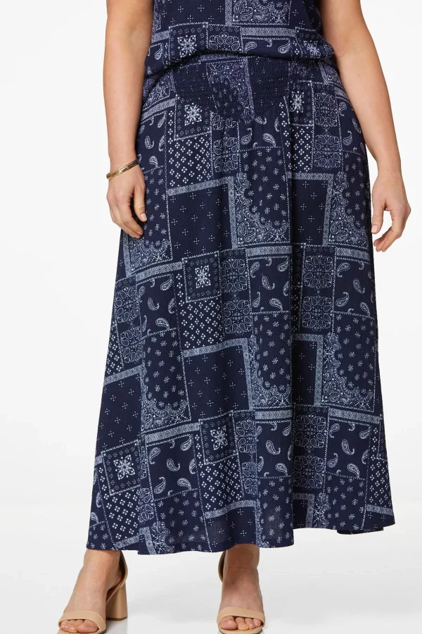 New Plus Size Bandana Skirt Women Skirts