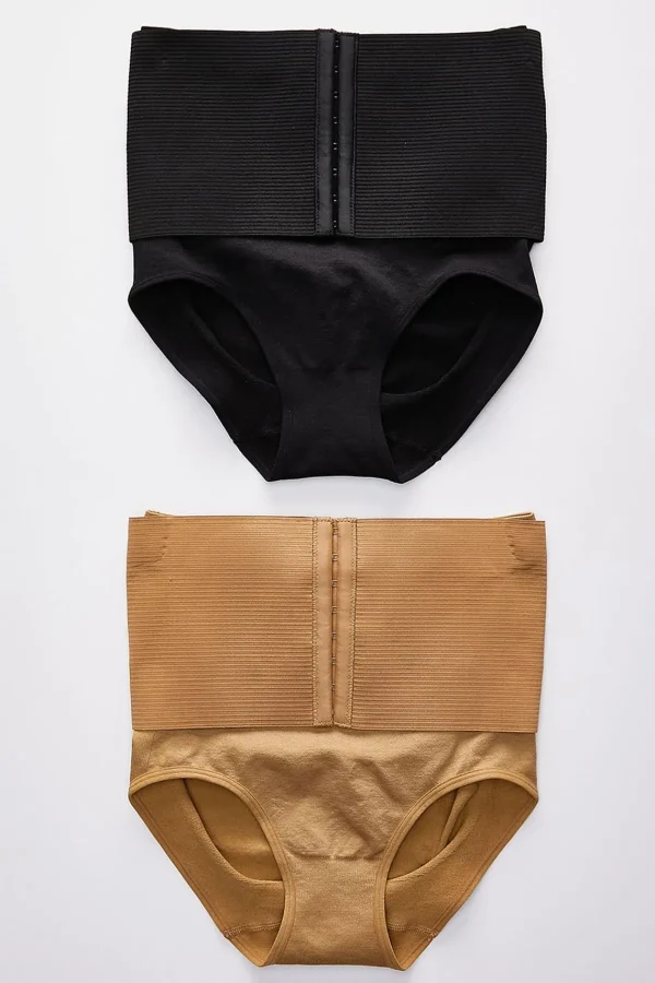 Best Sale Plus Size Cinched Waist Brief Set Women Intimates