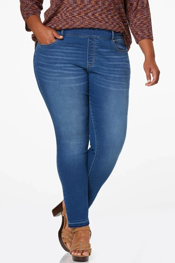 Best Plus Size Curvy Skinny Jeans Women Denim