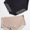 Sale Plus Size Lace Trim Panty Set Women Intimates