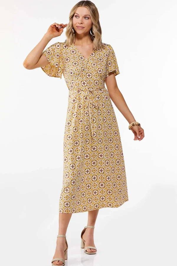 Best Retro Floral Dress Women Dresses