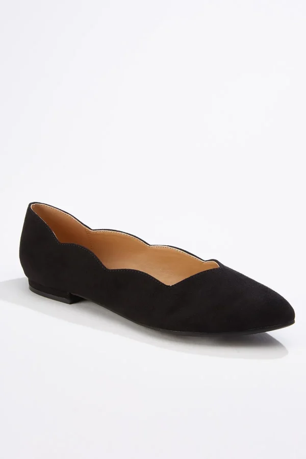 Best Sale Scalloped Edge Flats Women Flats