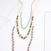 Outlet Semiprecious Rondelle Layered Necklace Women Necklaces