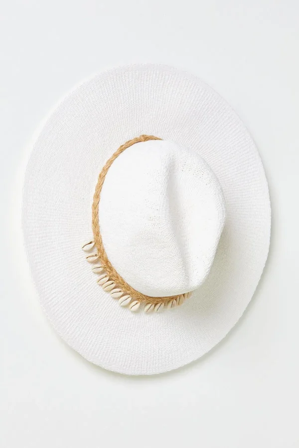 Clearance Shell Band Panama Hat Women Hats & Hair