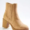 Fashion Side Gore Lug Ankle Boots Women Boots & Booties