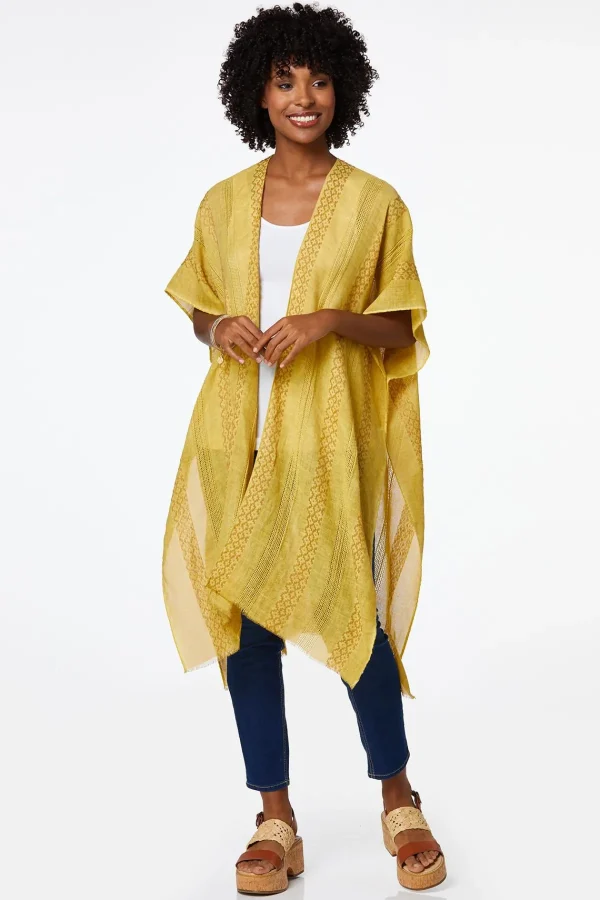 Best Sale Stitch Detail Kimono Women Cover Ups