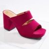 Best Two Band Platform Sandals Women Heels