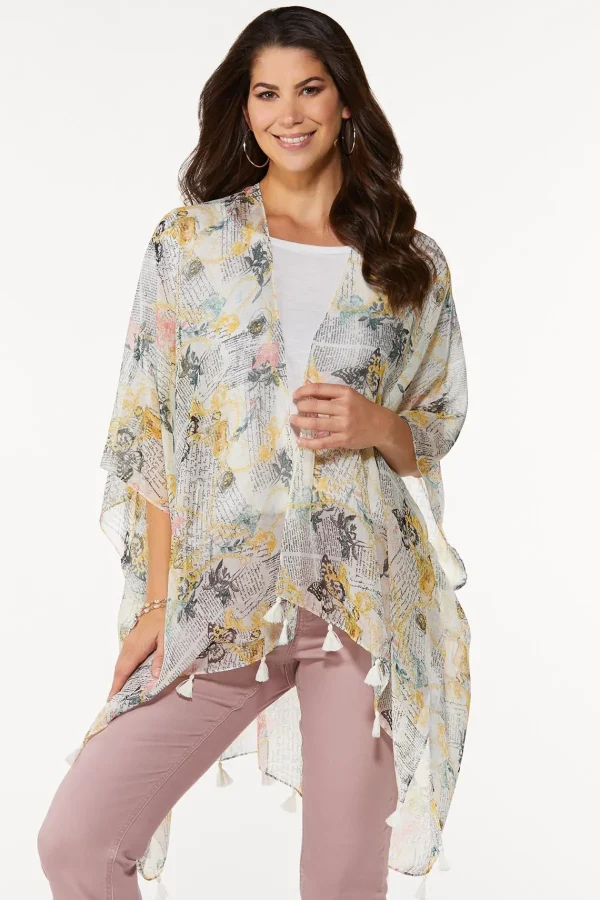 Clearance Vintage Status Kimono Women Cover Ups