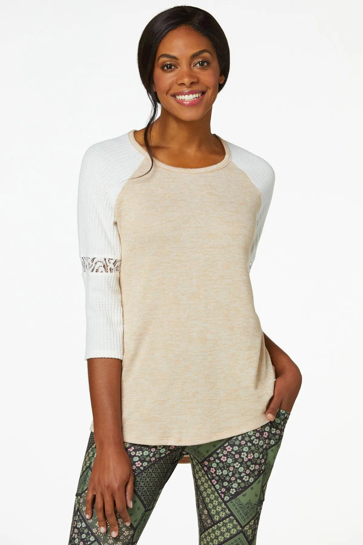 waffled_sleeve_hacci_top_0.webp New Waffled Sleeve Hacci Top Women Tops